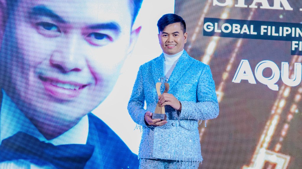 Aquino Plotado receives Global Filipino Legacy Award at Star Icon Awards in&nbsp;Dubai