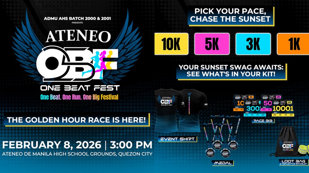 Ateneo High School Batches 2000 & 2001 set sundown fun run, music festival at campus