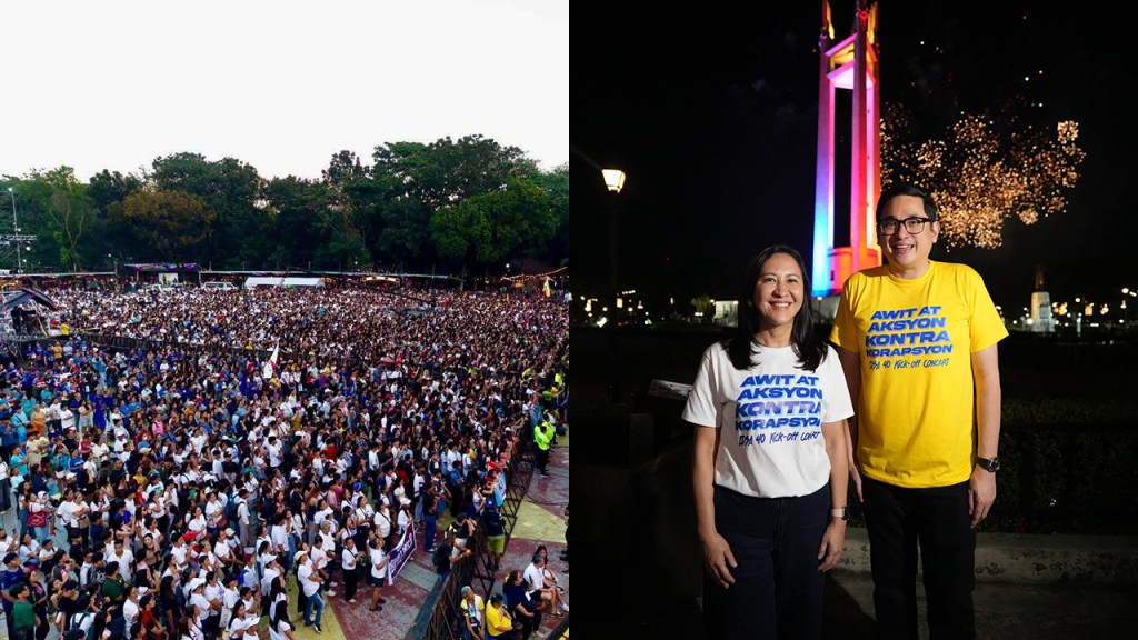 Anti-corruption People Power 40 kick-off concert gathers 20,000