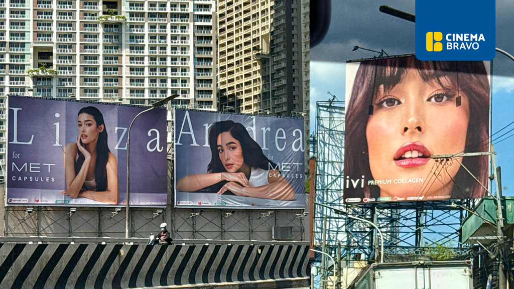 Andrea Brillantes, Liza Soberano shine in eye-catching billboards for MET Thathione, IVI Premium&nbsp;Collagen
