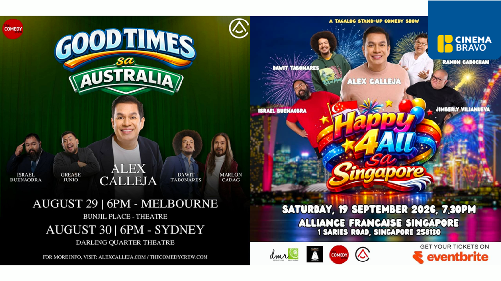 Alex Calleja, The Comedy Crew head to Australia, Singapore with new special
