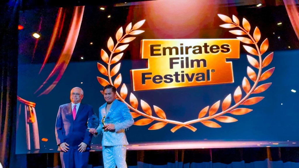 Aquino Plotado wins Best Film Producer at 12th Emirates Film&nbsp;Festival