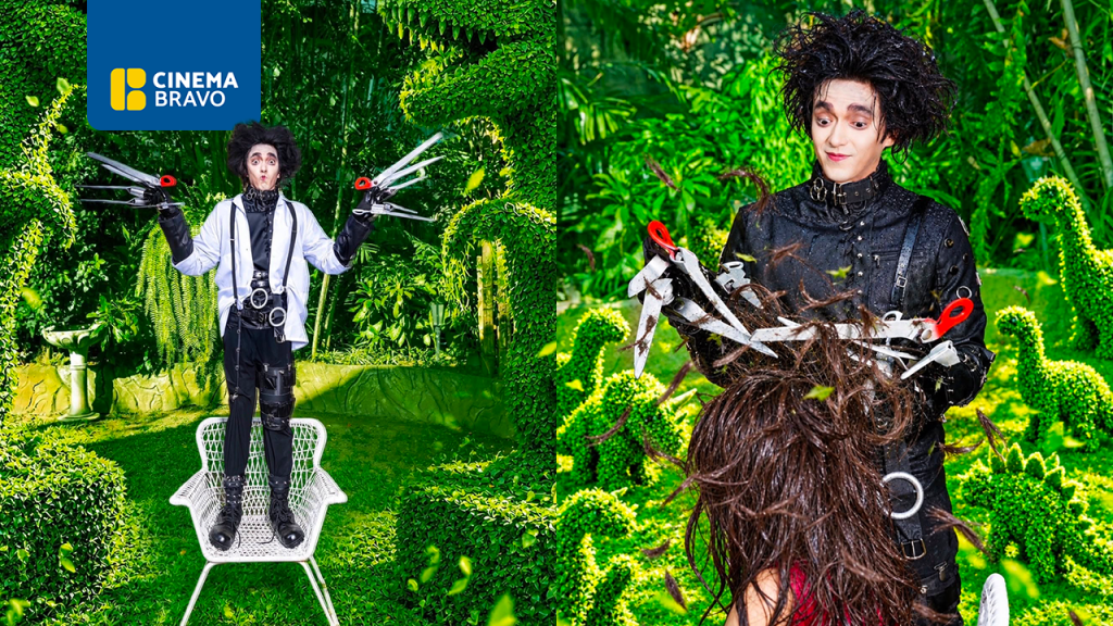 David Chua suits up as Edward Scissorhands for&nbsp;Halloween